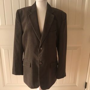 Men’s Claiborne 42R brown cord blazer